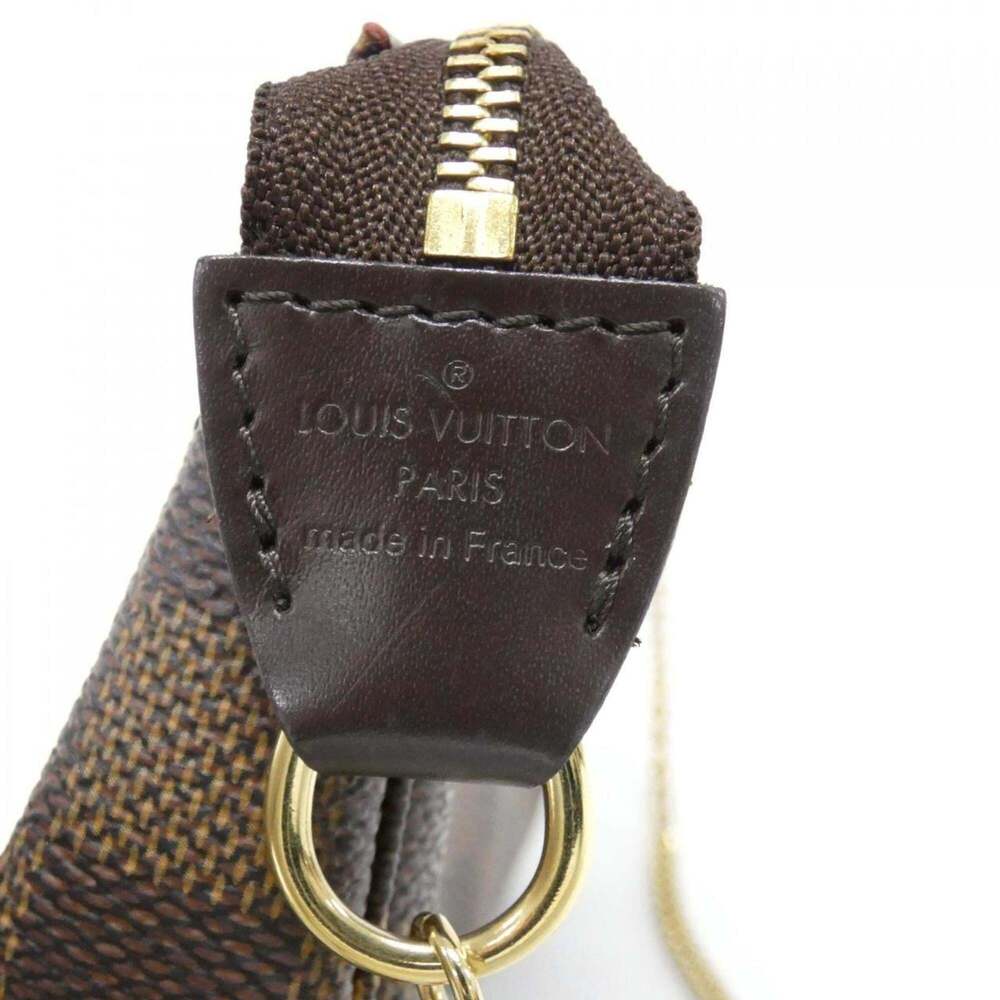 LOUIS VUITTON Authentic Brown Damier Pochette Pouch - Picture 3 of 7